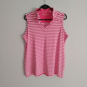 Fairways Ladie's Sleeveless Polo Golf Shirt Size 1X